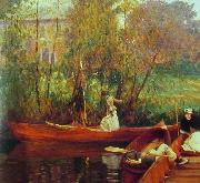 John Singer Sargent A Boating Party painting